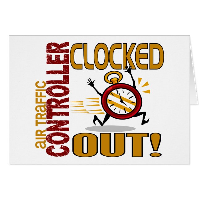 時間を記録される航空交通管制官 (正面横)