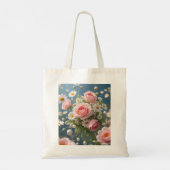 時間を超越した優雅な花 トートバッグ (裏面)