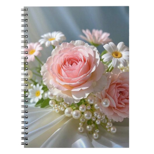 時間を超越した優雅な花 ノートブック (正面)