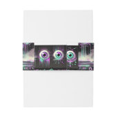 💫 「時間を通して瞬間」ワイルドコアベリーバンド💫 招待状ベリーバンド (裏面例)