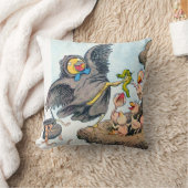 時間を食べ物を与えること クッション (ブランケット)