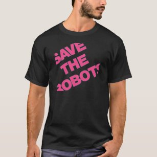 時間クラブNYCの後でロボットを救って下さい Tシャツ