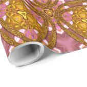 時間パターン上品を過ぎた浅い入り江 ラッピングペーパー (ロールコーナー)