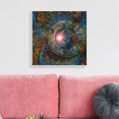 時間ホイール キャンバスプリント (インサイチュ (リビング))