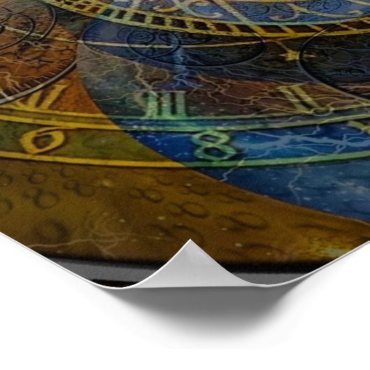 時間ホイール ポスター (角)