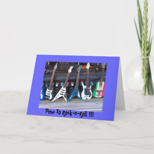 時間ロックnロール 招待状 (正面)