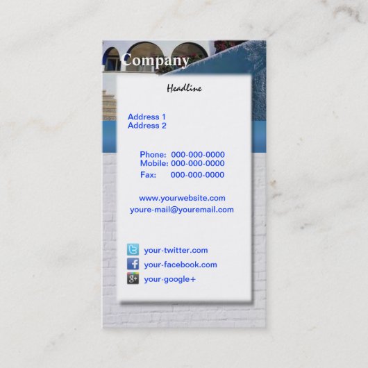 時間共有名刺 名刺 (正面)