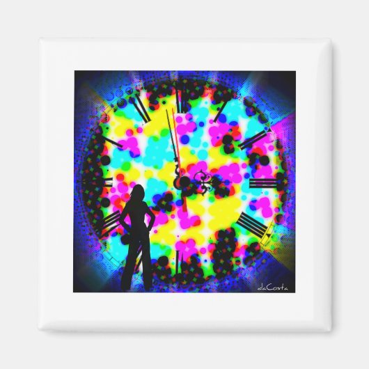 時間冷蔵庫用マグネット マグネット (正面)