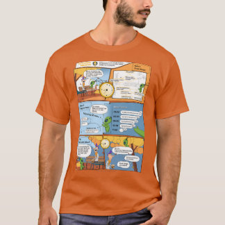 時間勝者漫画マンTシャツ Tシャツ