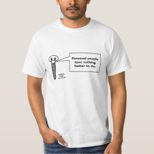時間厳守の人々 Tシャツ