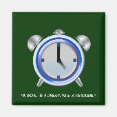 時間厳守 マグネット (正面)