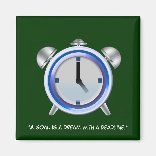 時間厳守 マグネット (正面)