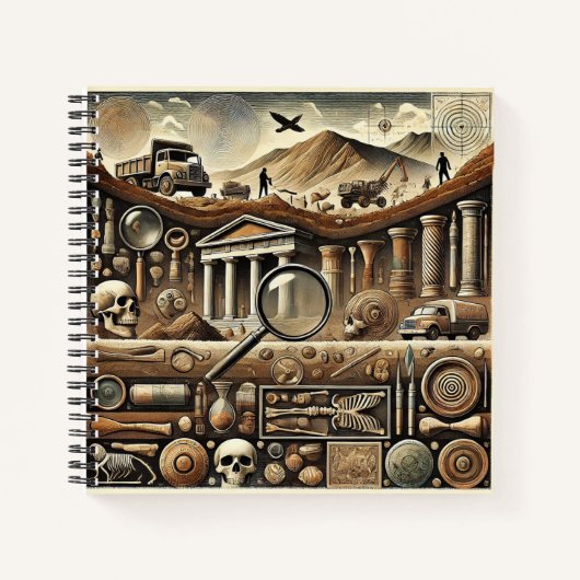 時間旅行者ガイドの事前履歴 ノートブック (正面)