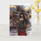 "時間旅行者"の挨拶状! カード (黄色い花)