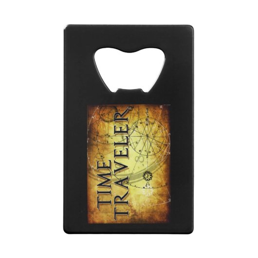 時間旅行者 クレジットカード栓抜き (正面)