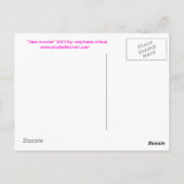 時間旅行者 ポストカード (裏面)