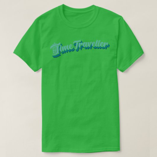 時間旅行者 Tシャツ (デザイン正面)