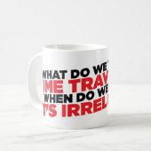 時間旅行 コーヒーマグカップ (正面左)