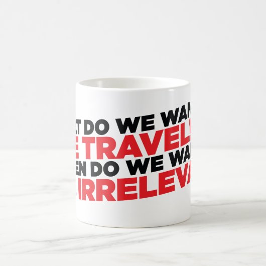 時間旅行 コーヒーマグカップ (中央)