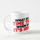 時間旅行 コーヒーマグカップ (左)