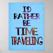 時間旅行 ポスター (正面)