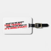 時間旅行 ラゲッジタグ (正面横)