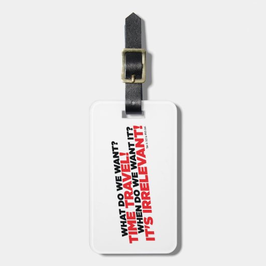 時間旅行 ラゲッジタグ (正面縦)