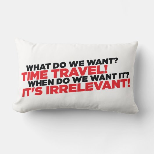 時間旅行 ランバークッション (正面)