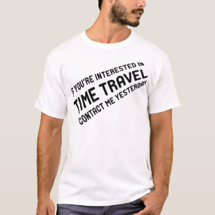 時間旅行 Tシャツ