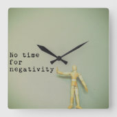 時間時計なし スクエア壁時計 (正面)