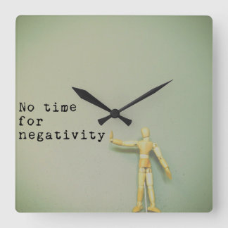 時間時計なし スクエア壁時計