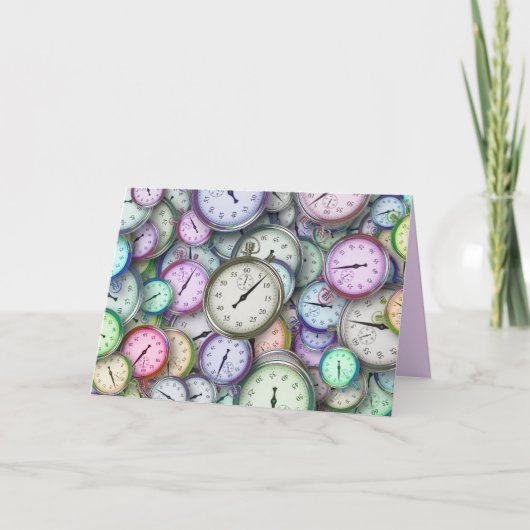 時間案内カード カード (正面)