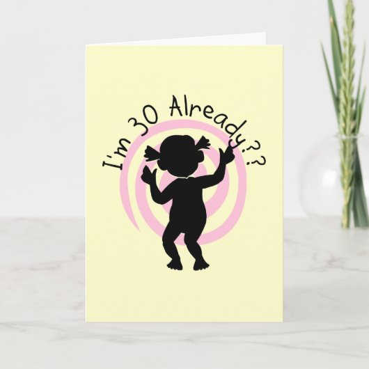 時間歪曲30の既にTシャツおよびギフト カード (正面)