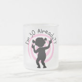 時間歪曲30の既にTシャツおよびギフト フロストグラスマグカップ (中央)