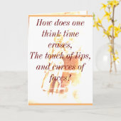 時間消去カー感動的ド カード (黄色い花)