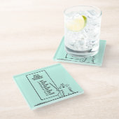 時間管理プログラム ガラスコースター (アングル)