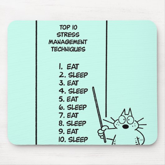 時間管理プログラム マウスパッド (正面)