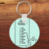 時間管理 キーホルダー (正面)