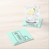 時間管理 スクエアペーパーコースター (インサイチュ)