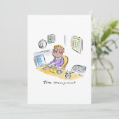 時間管理 招待状 (スタンド正面)