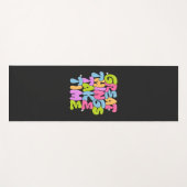 時間素晴らしがかかる ヨガマット (正面(横))