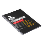 時間給プログラマー-おもしろいな労働率 ノートブック (右側)