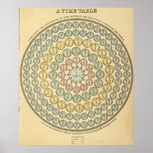 時間表 ポスター (正面)