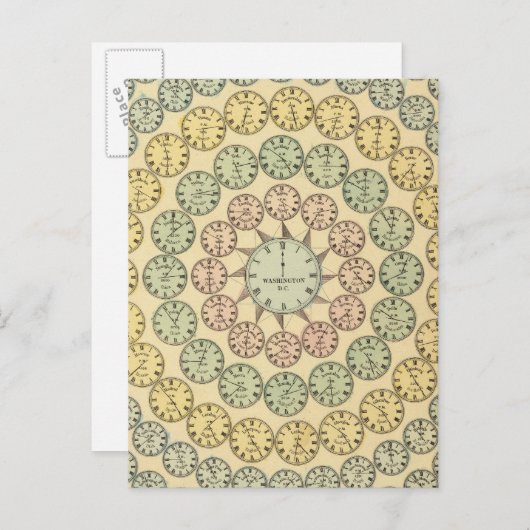 時間表 ポストカード (正面/裏面)