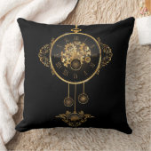 時間装飾枕 クッション (ブランケット)