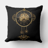 時間装飾枕 クッション (正面)