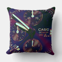 時間装飾用クッション