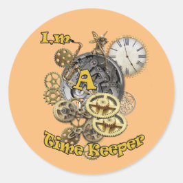 時間記録担当者 ラウンドシール