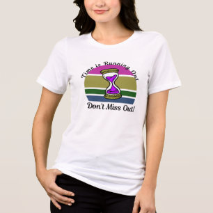 時間走が過ぎ去った – 出恋しく思ない 動機 トライブレンドTシャツ