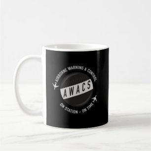 時間通りに場所のAWACS コーヒーマグカップ